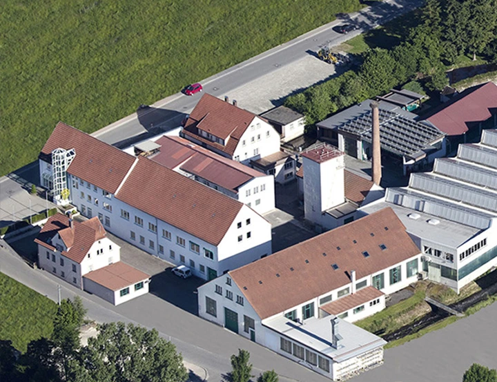Luftaufnahme des Unternehmensstandorts